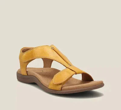 Sandales Cuir Femme Bout Ouvert Brides Réglables