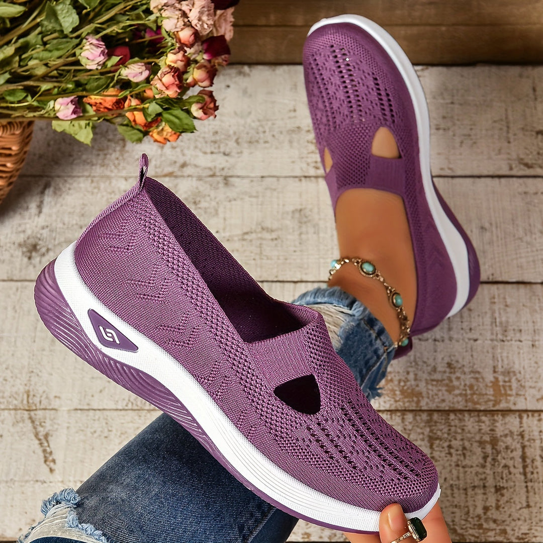 Sneakers Sans Lacets Confort Ergonomique Femme