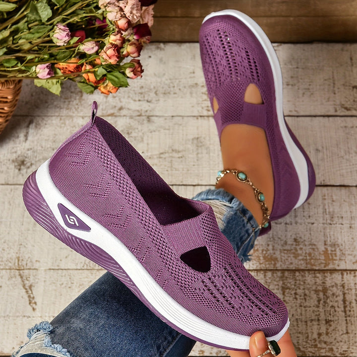 Sneakers Sans Lacets Confort Ergonomique Femme
