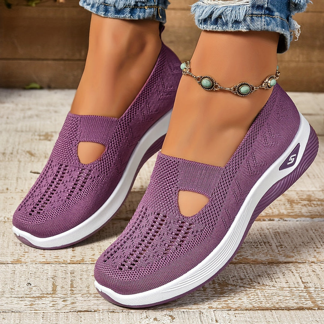 Sneakers Sans Lacets Confort Ergonomique Femme