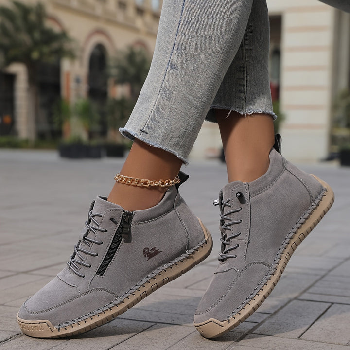 Baskets De Marche Confortables à Lacets Pour Femmes