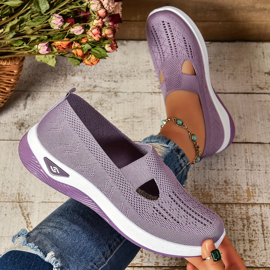 Sneakers Sans Lacets Confort Ergonomique Femme