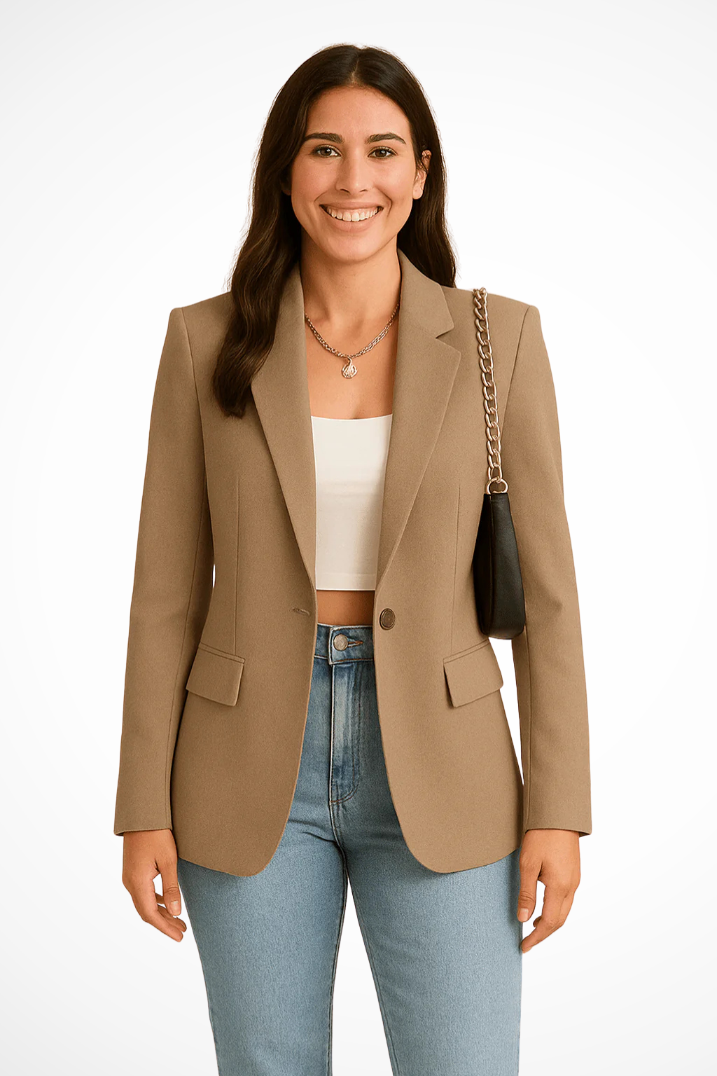 Blazer Tailleur Structuré Femme