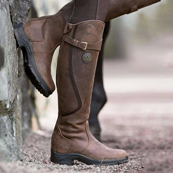 Bottes D'équitation Pour Femme à Hauteur de Genou Avec Boucle
