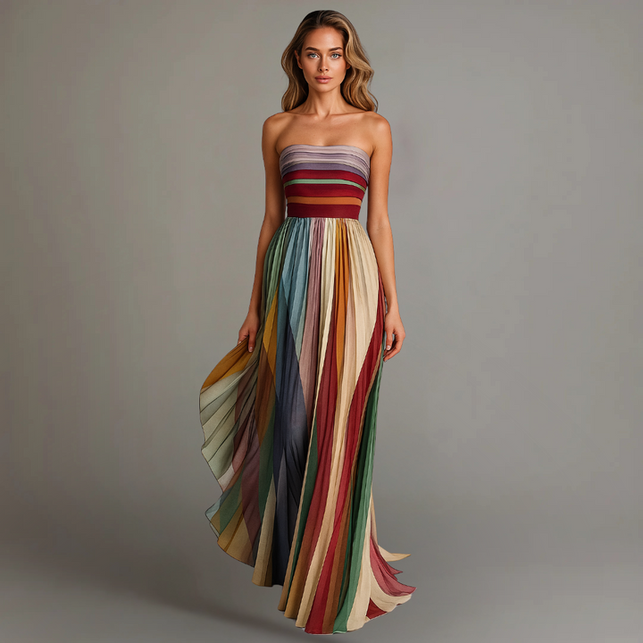 Robe Longue Fluide Femme Cérémonie