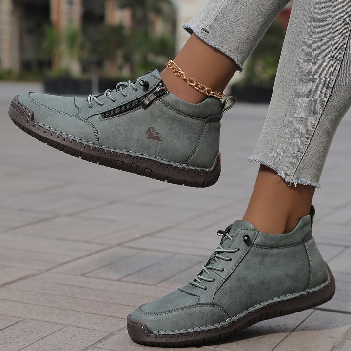 Baskets De Marche Confortables à Lacets Pour Femmes