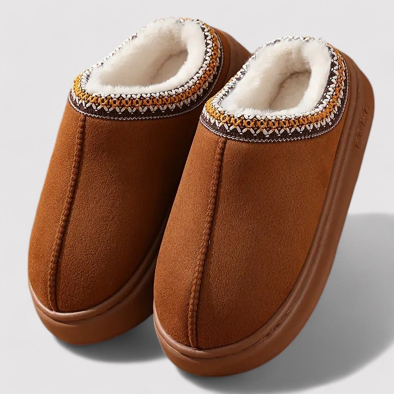 Unisex tøfler for innendørs bruk med mykt fôr, enkle å ta på