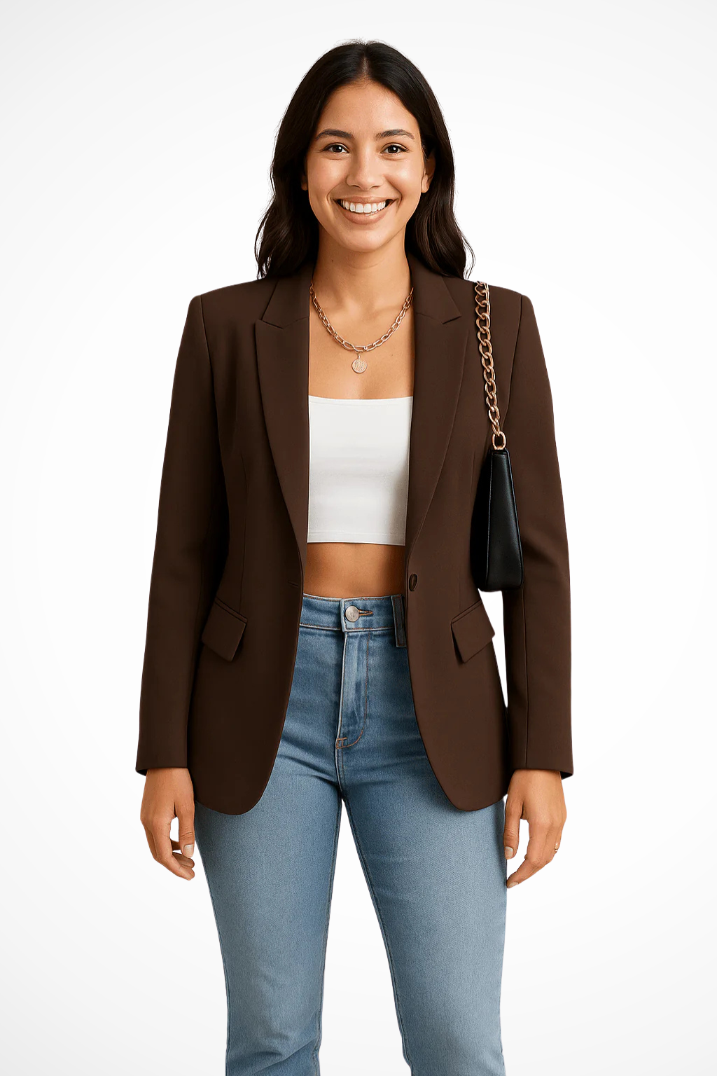 Blazer Tailleur Structuré Femme