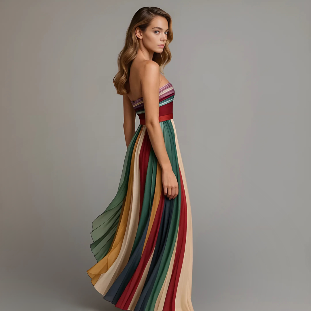 Robe Longue Fluide Femme Cérémonie