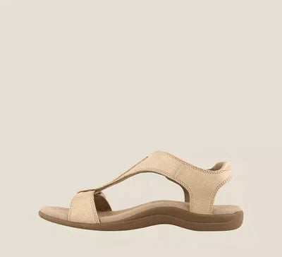 Sandales Cuir Femme Bout Ouvert Brides Réglables