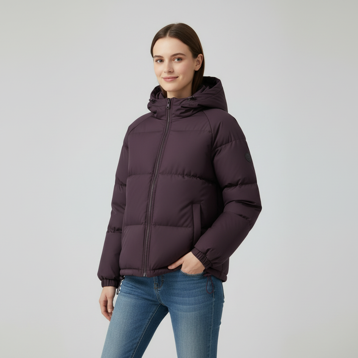 Warm Quilted Puffer Parka for Women