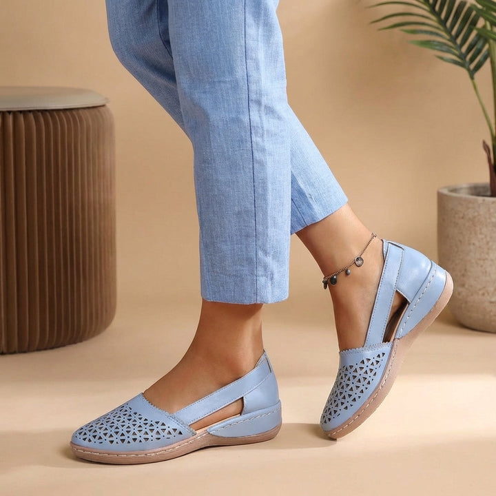Sandales Fermées Confort Slip-On Femme