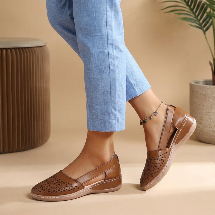 Sandales Fermées Confort Slip-On Femme