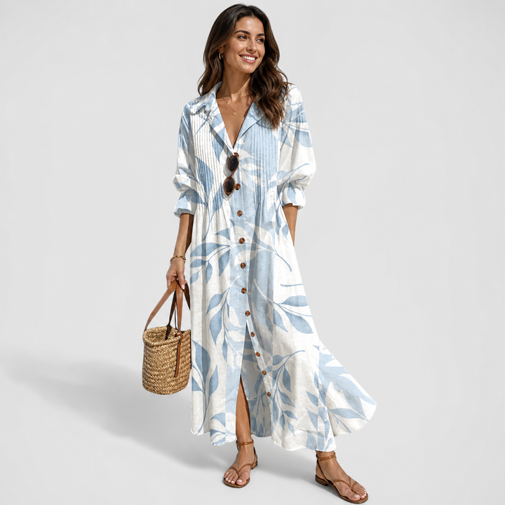 Robe Longue Fleurie Femme Ventre Gainant