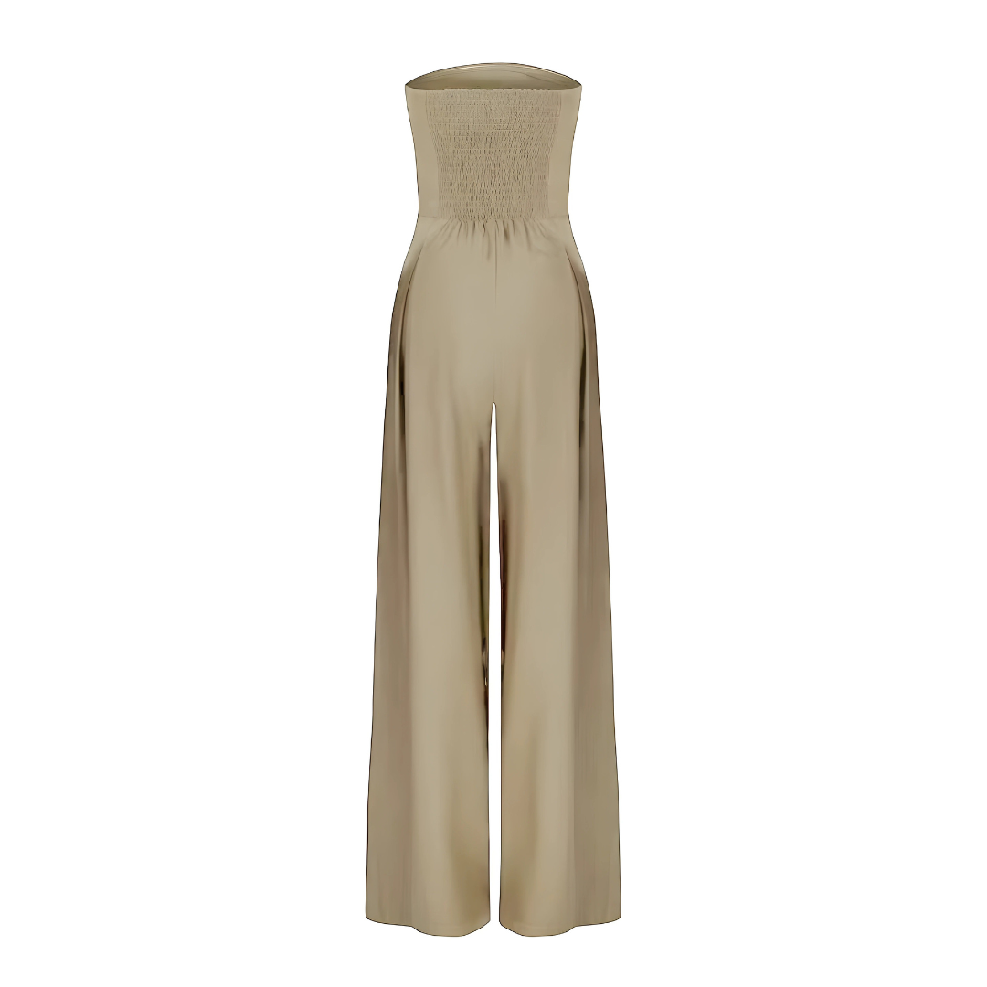 Combinaison Large Femme Taille Haute à Poches