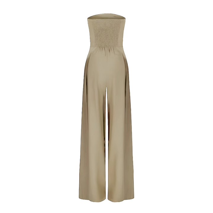Combinaison Large Femme Taille Haute à Poches
