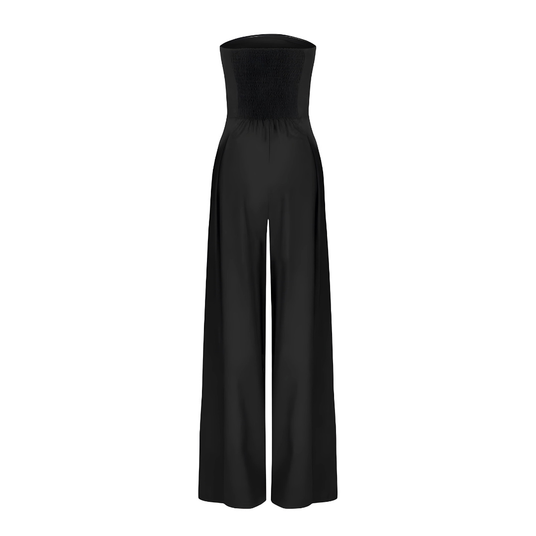 Combinaison Large Femme Taille Haute à Poches