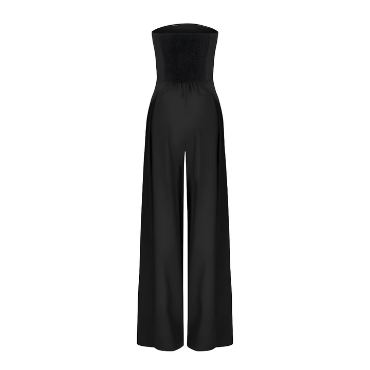Combinaison Large Femme Taille Haute à Poches