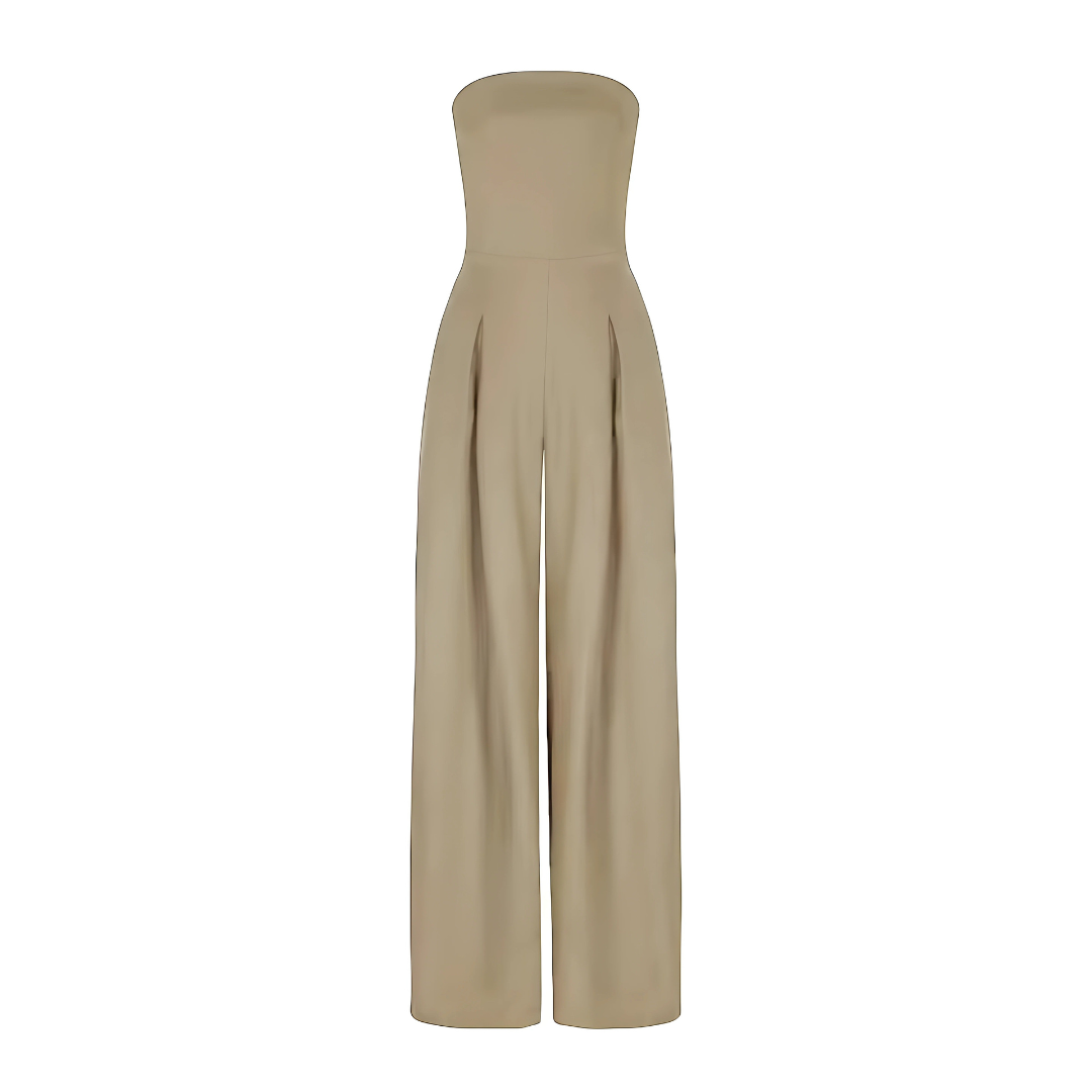 Combinaison Large Femme Taille Haute à Poches