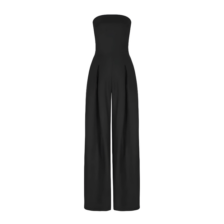 Combinaison Large Femme Taille Haute à Poches