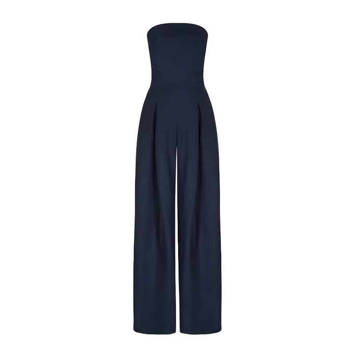 Combinaison Large Femme Taille Haute à Poches
