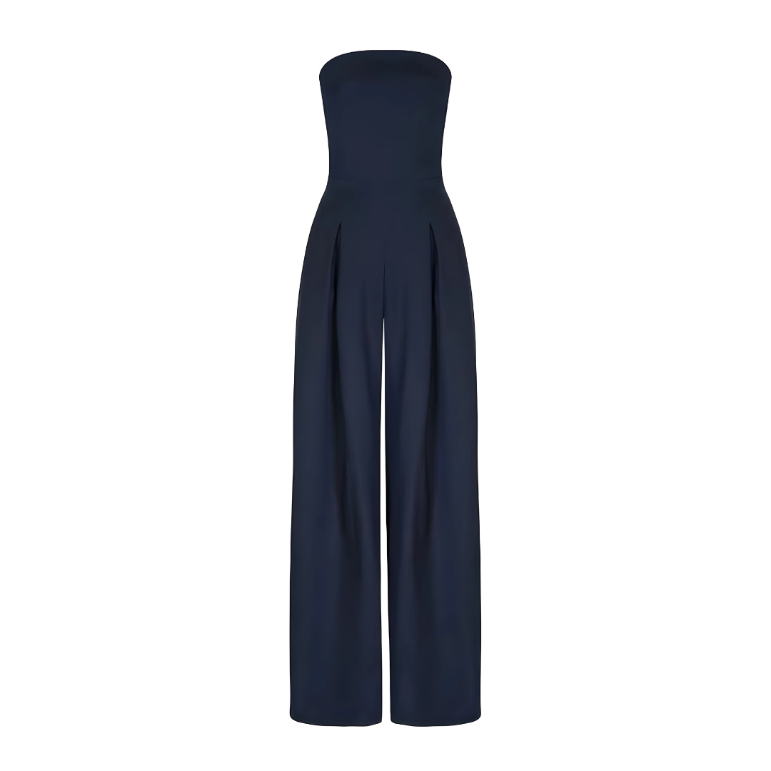 Combinaison Large Femme Taille Haute à Poches