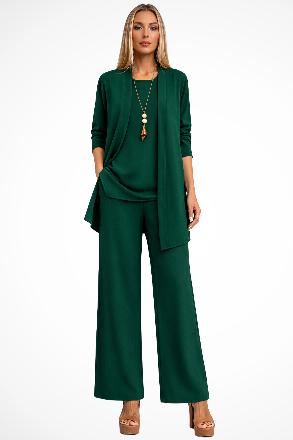 Ensemble 3 Pièces Femme Tailleur Formel