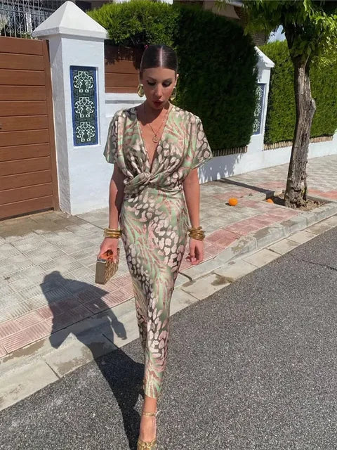 Robe Portefeuille Femme Ajustable Effet Cache-Cœur