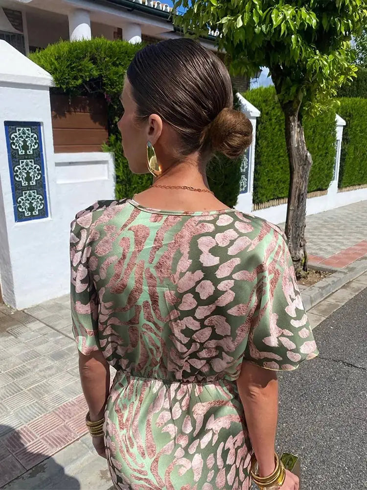 Robe Portefeuille Femme Ajustable Effet Cache-Cœur