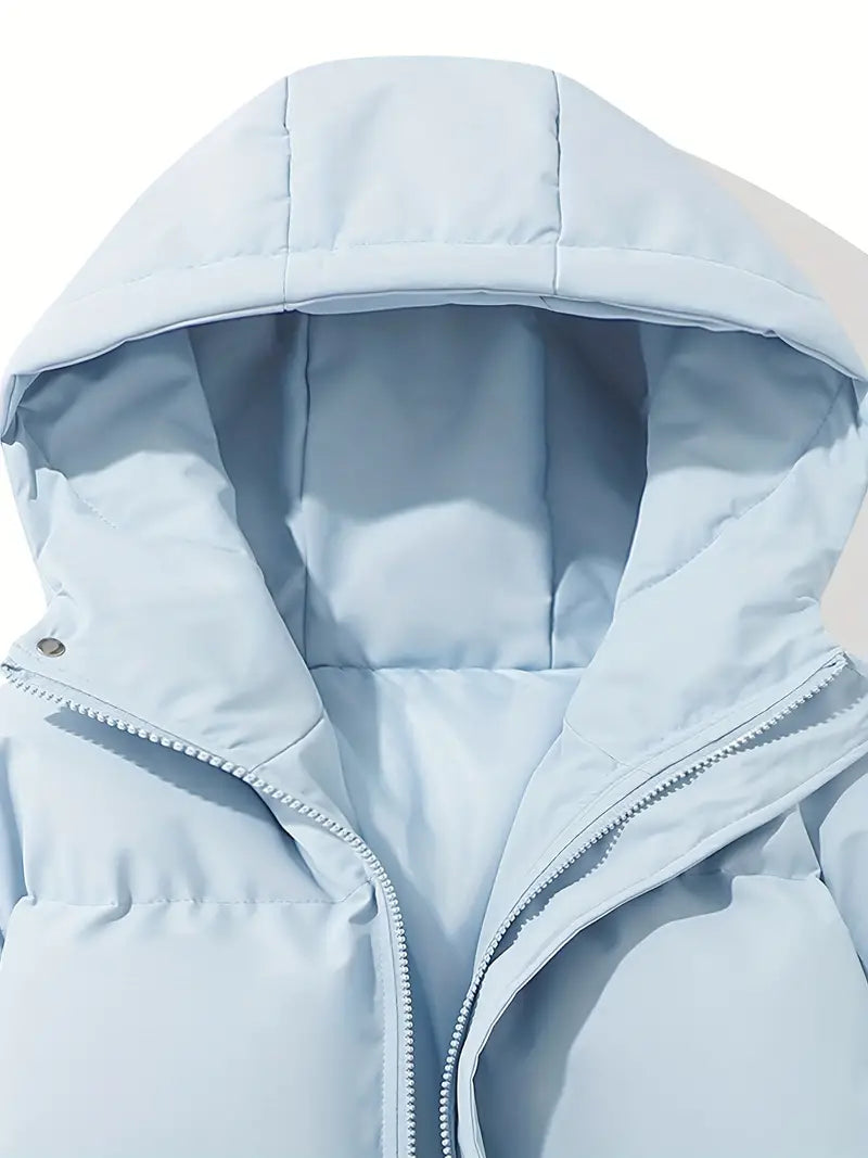 Warm Quilted Puffer Parka for Women