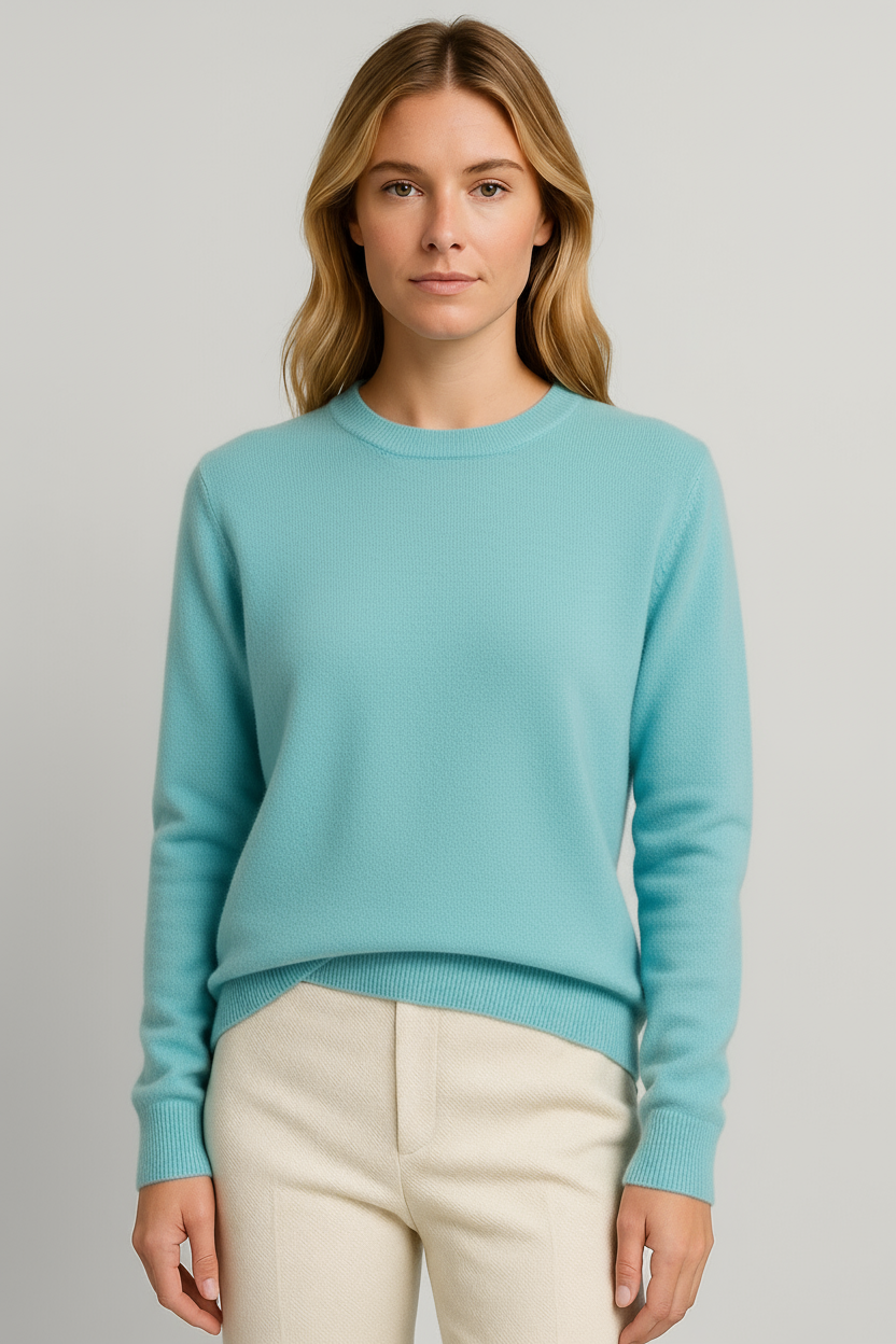 Women's Classic Knit Crew-Neck Sweater