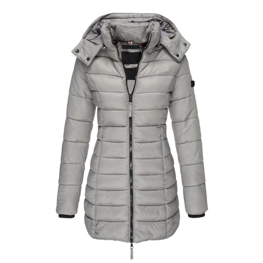 Women's hooded matelassé trench coat