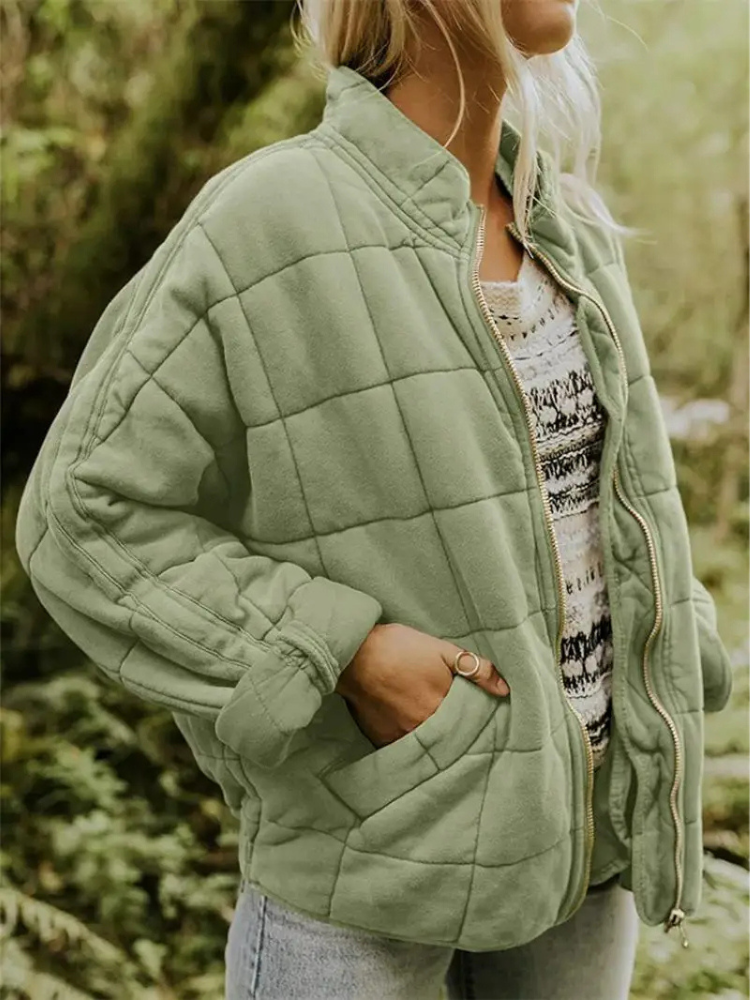Chaleco acolchado para mujer con bolsillos