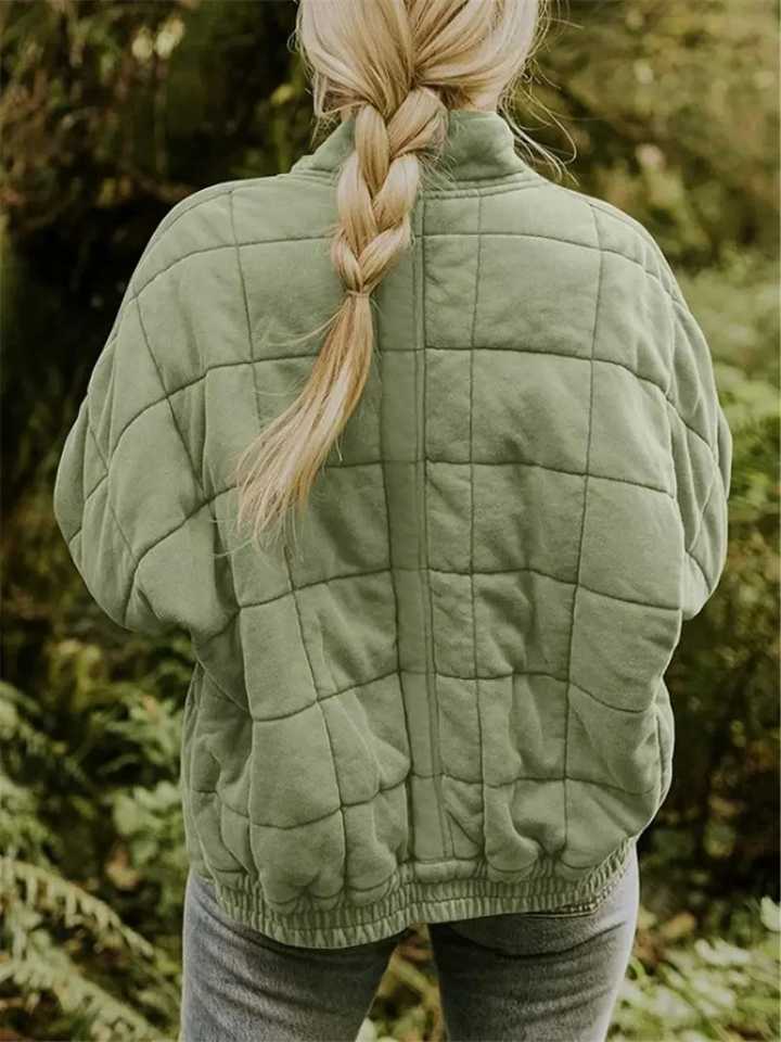Chaleco acolchado para mujer con bolsillos