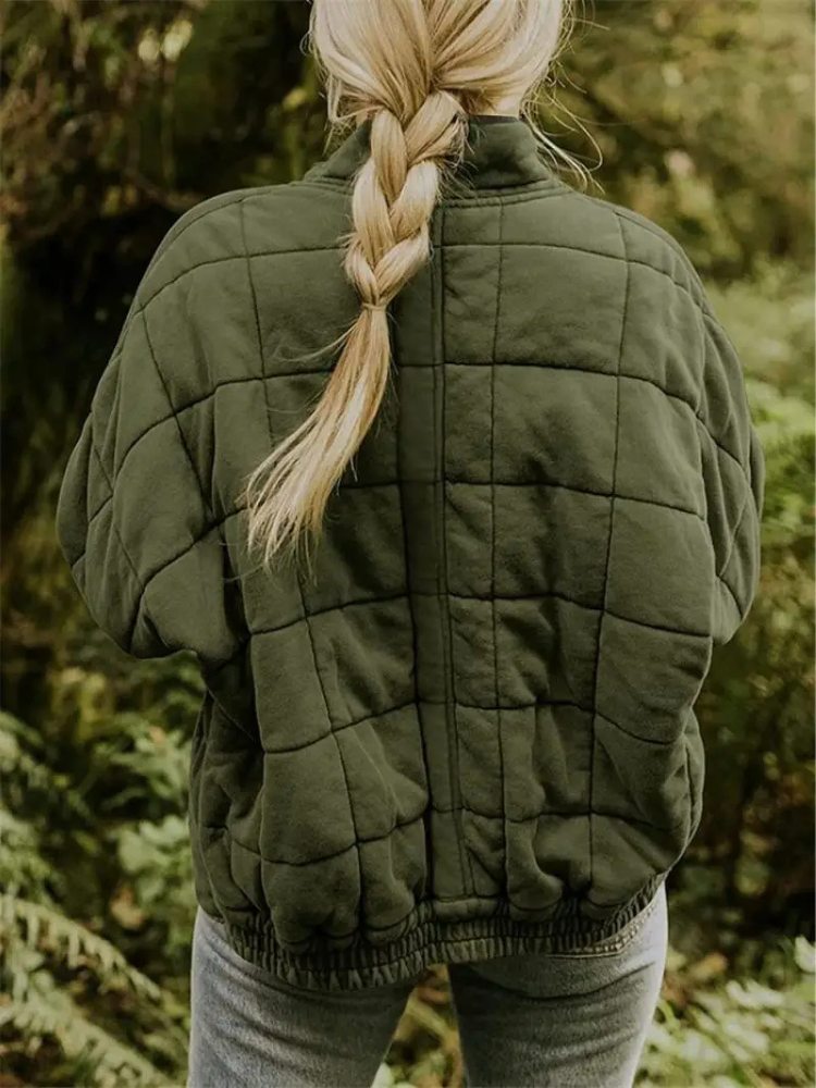 Chaleco acolchado para mujer con bolsillos