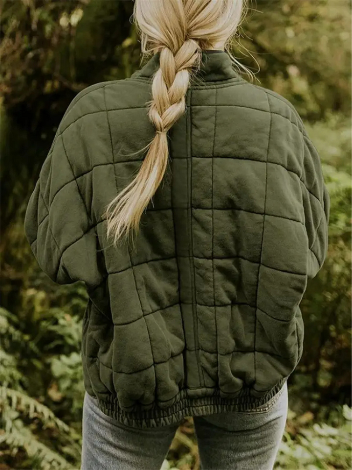 Chaleco acolchado para mujer con bolsillos