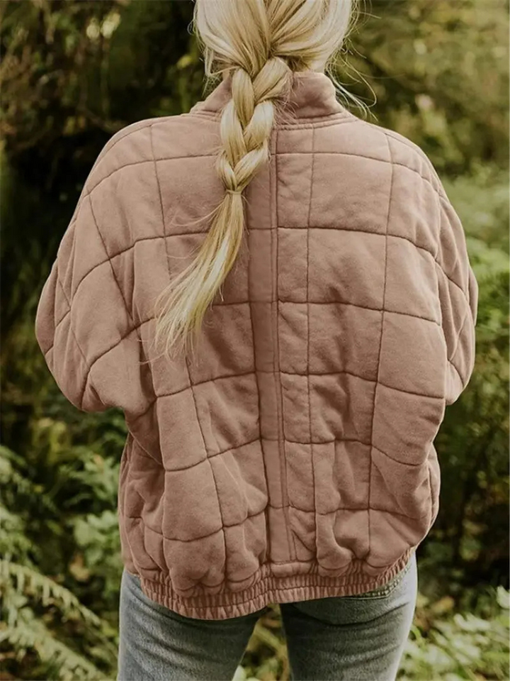 Chaleco acolchado para mujer con bolsillos