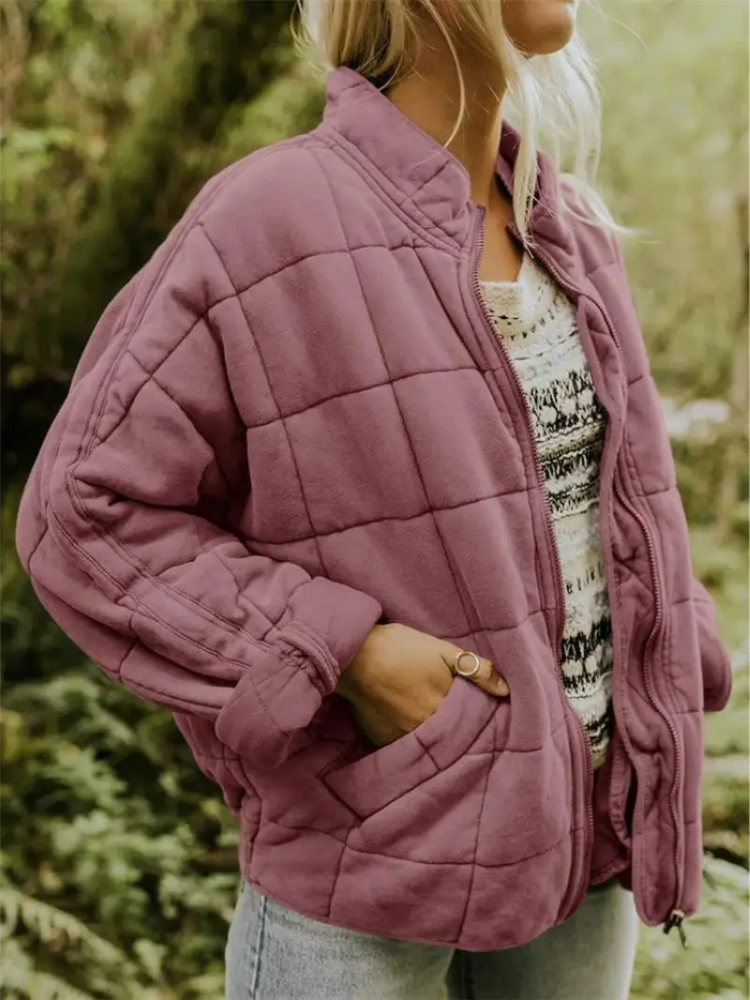 Chaleco acolchado para mujer con bolsillos