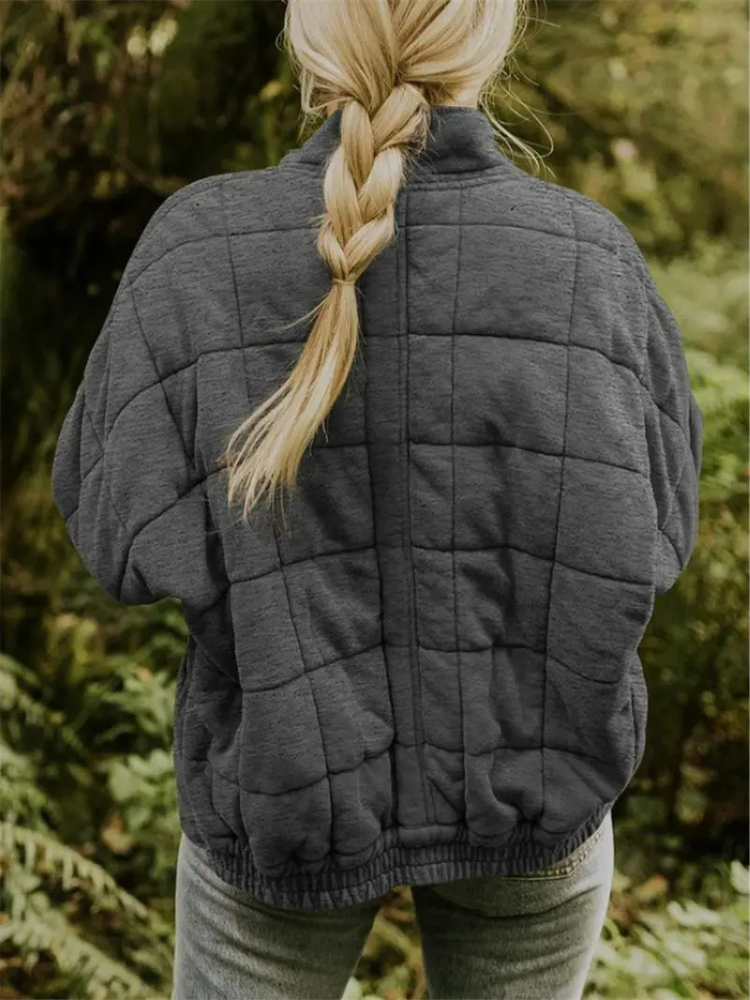 Chaleco acolchado para mujer con bolsillos