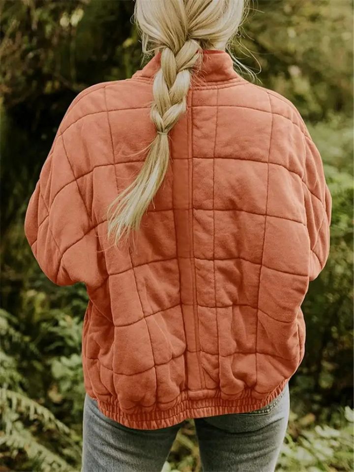 Chaleco acolchado para mujer con bolsillos