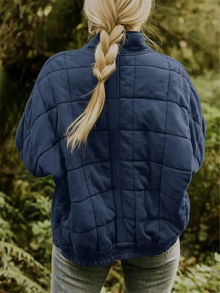 Chaleco acolchado para mujer con bolsillos