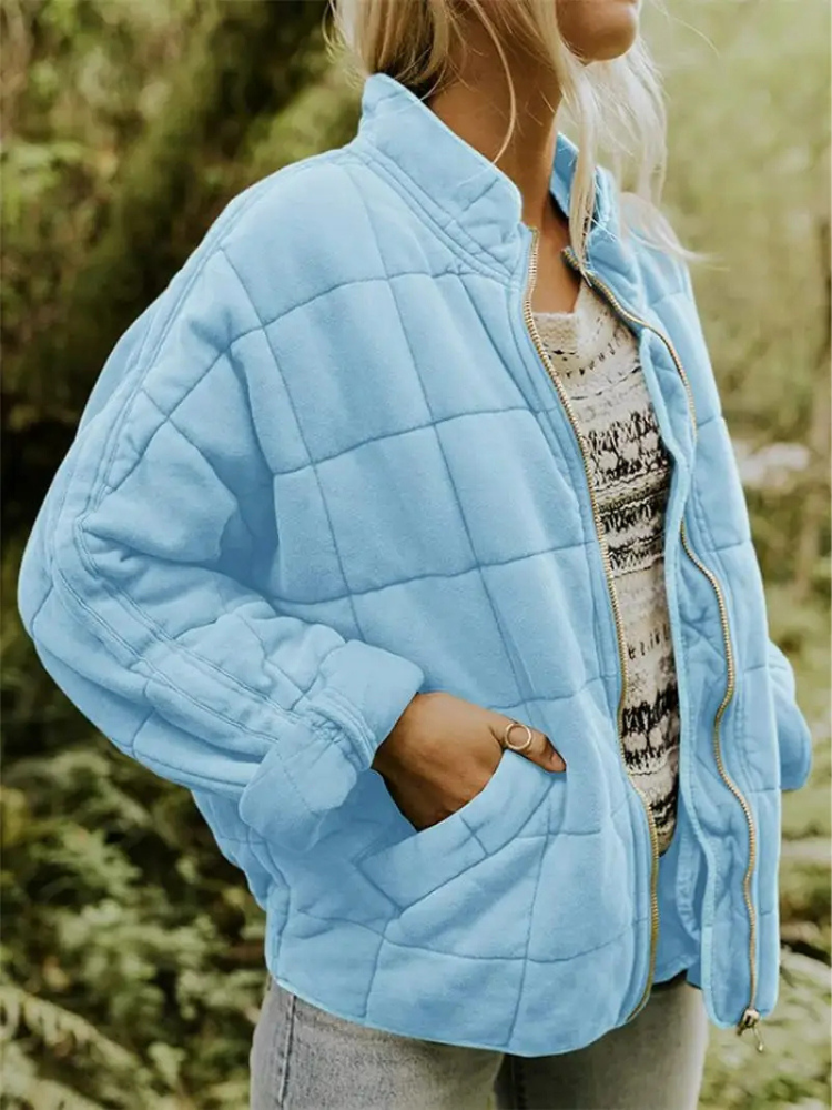 Chaleco acolchado para mujer con bolsillos