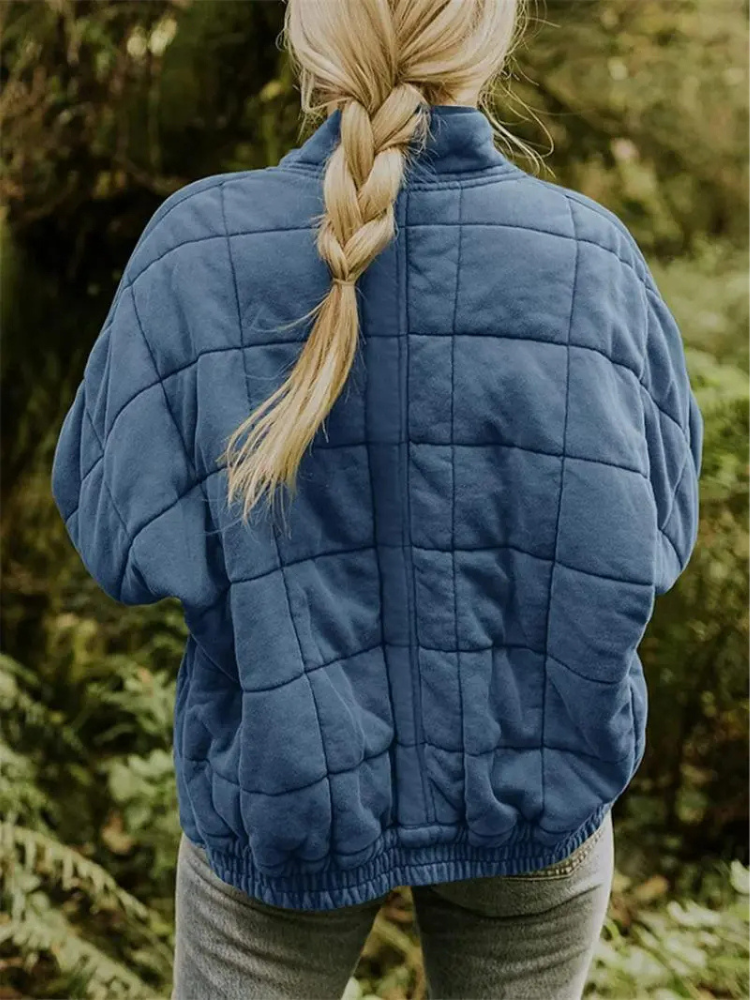 Chaleco acolchado para mujer con bolsillos
