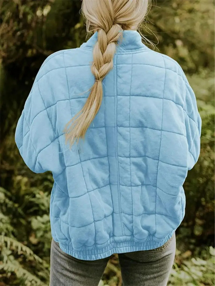 Chaleco acolchado para mujer con bolsillos