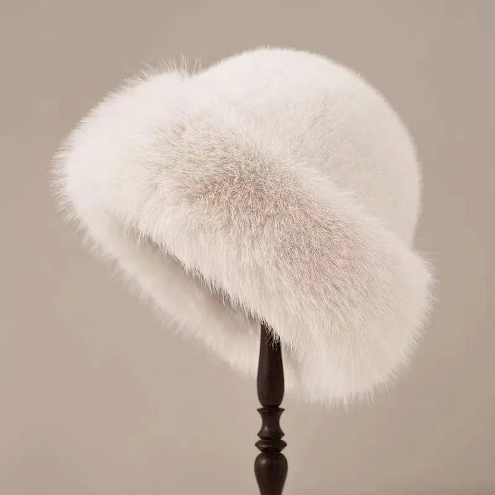 Chapeau Cloche En Fausse Fourrure Luxueuse Pour Femme