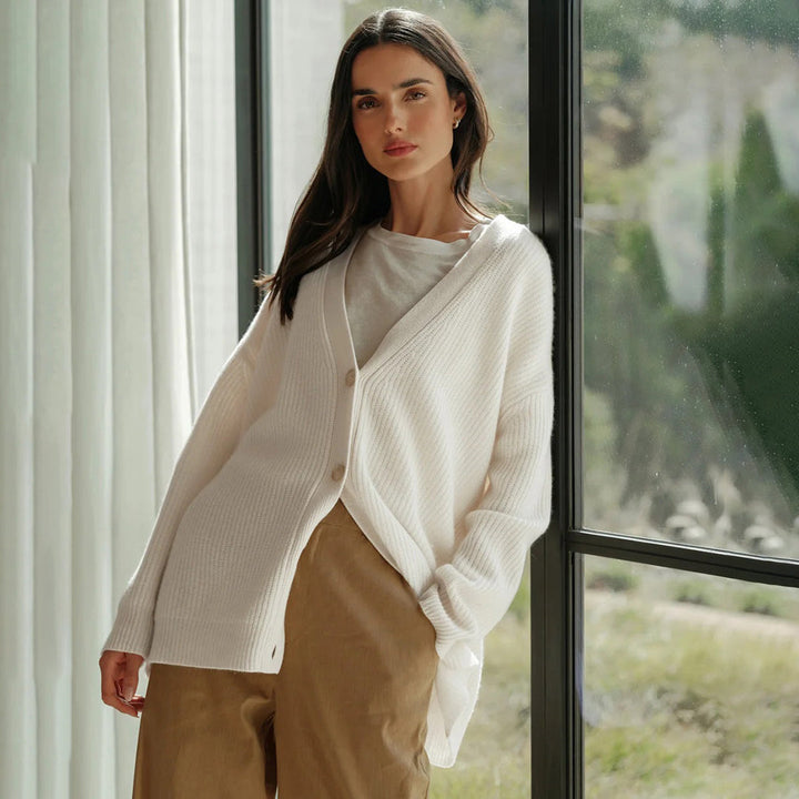 Cardigan Cachemire Oversize Femme