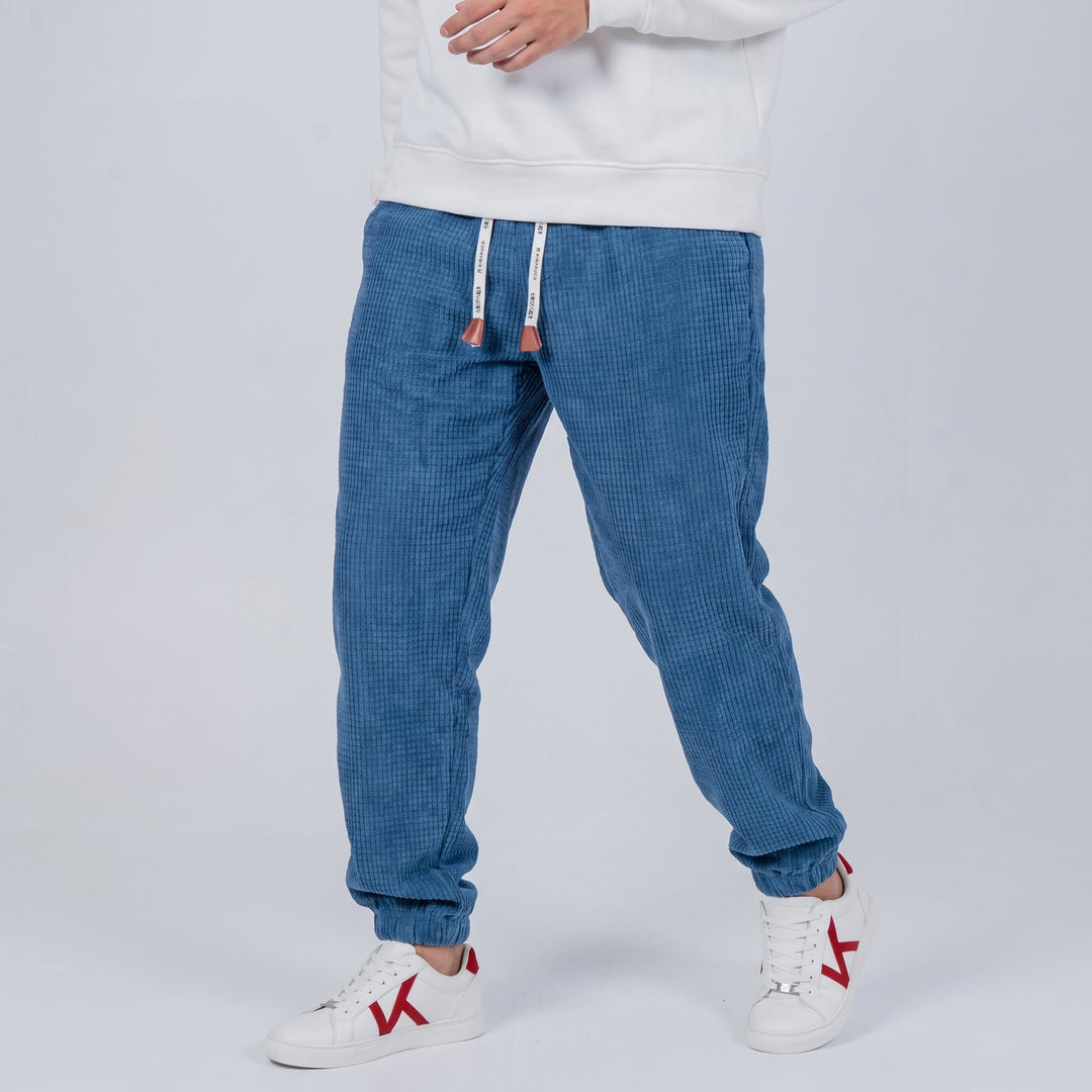 Pantalon de Jogging Décontracté en Velours Côtelé Pour Homme Avec Cordon de Serrage