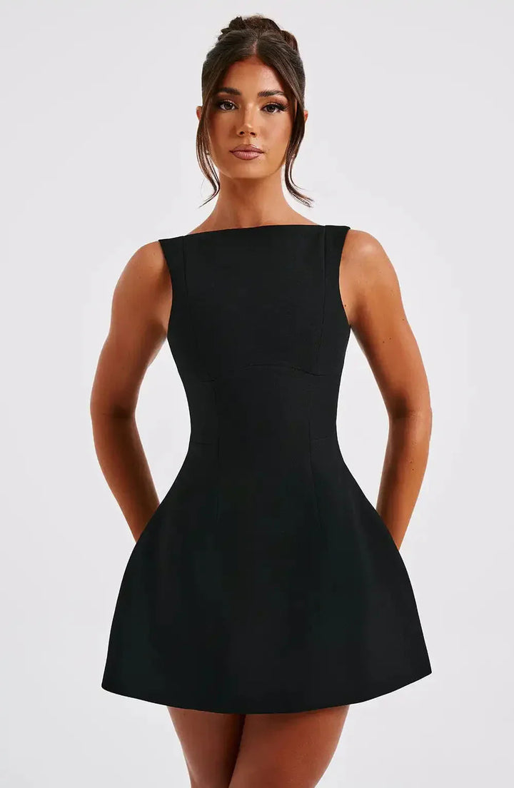 Robe Courte Femme Dos Nu Sculptante