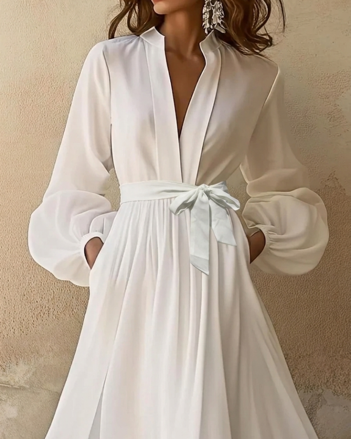 Robe Longue Plissée Femme Cérémonie