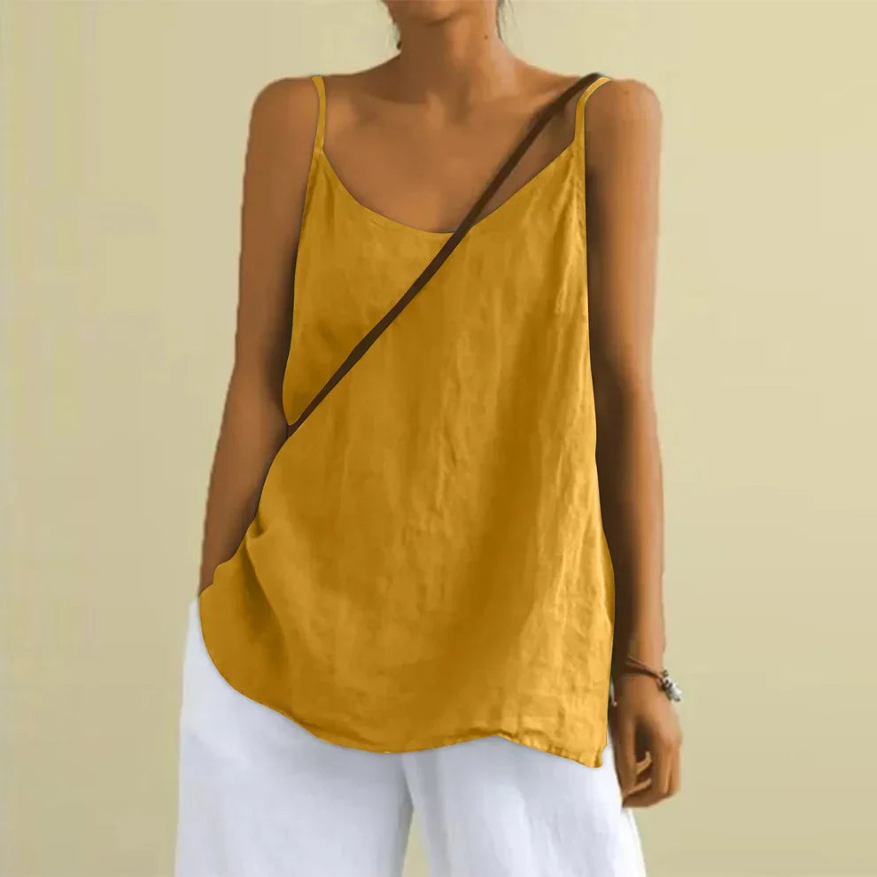 Débardeur Femme Bretelles Fines Casual Chic